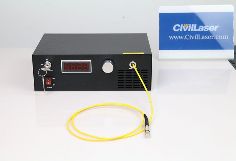 662nm fiber coupled laser